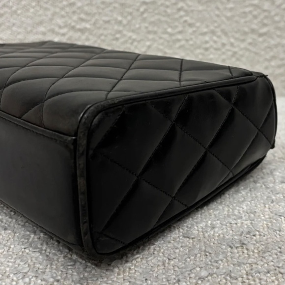 Authentic Pre-Owned CHANEL CC Mark Matelasse Shoulder Bag Lambskin Leather Brown - Picture 10 of 16